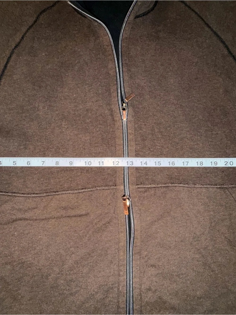 Tommy Bahama Men’s Brown/Black Reversible Fleece Jacket Estimated XL